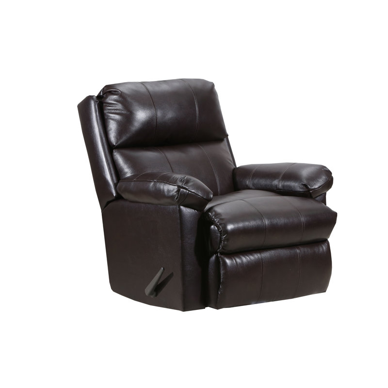 Red Barrel Studio Delsur Leather Manual Recliner & Reviews Wayfair